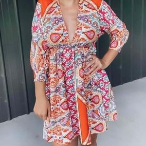 Size medium boho dress